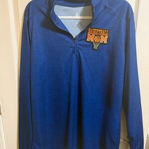 Blue Basketball Mom 1/4 Zip